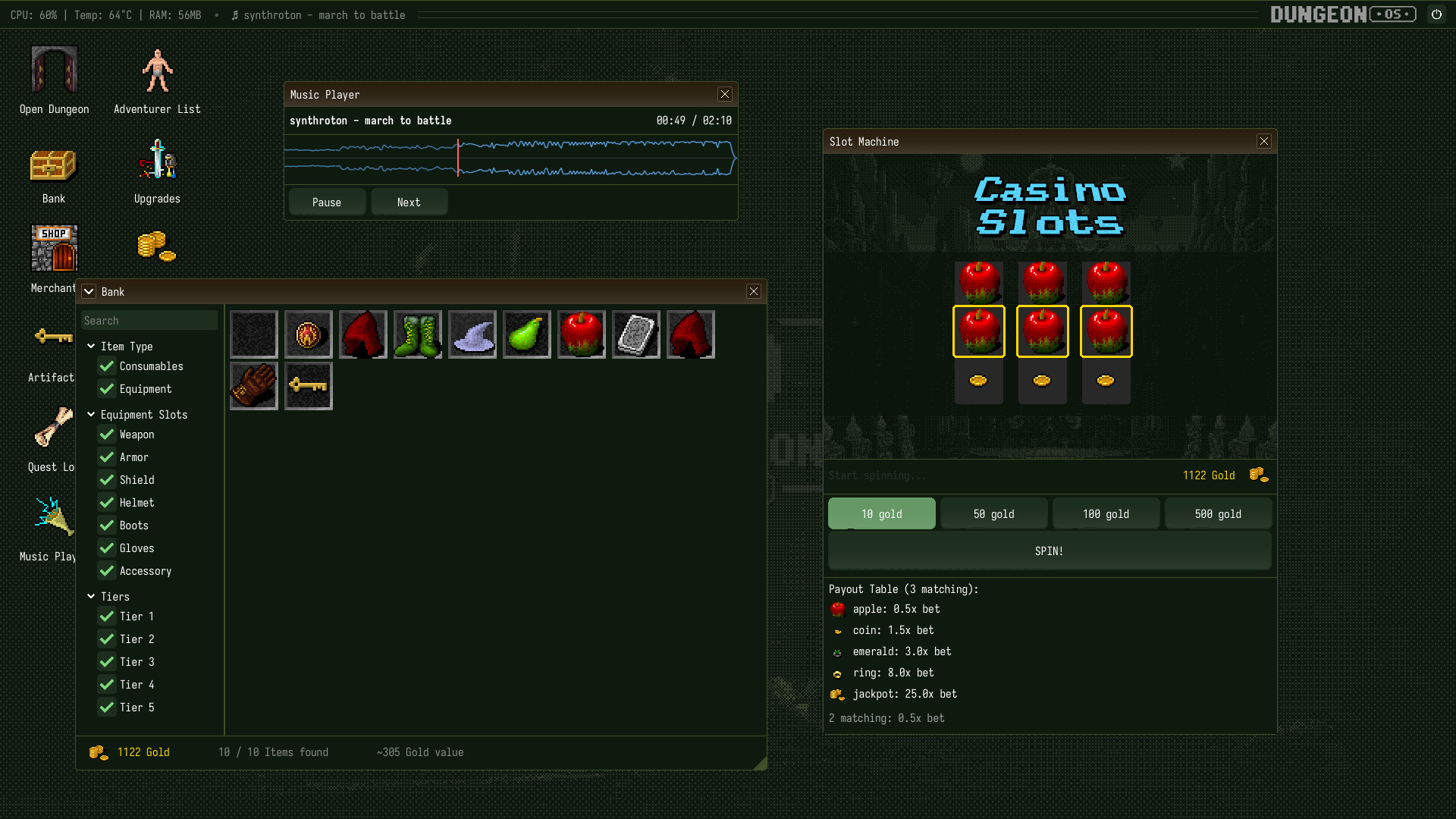 DungeonOS screenshot 6