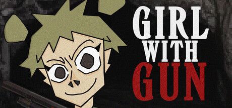 Girl with gun — Steam header