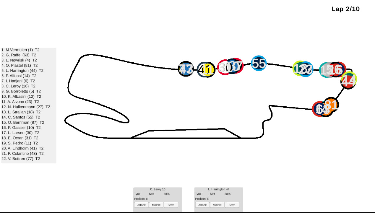 Racing Manager screenshot 1