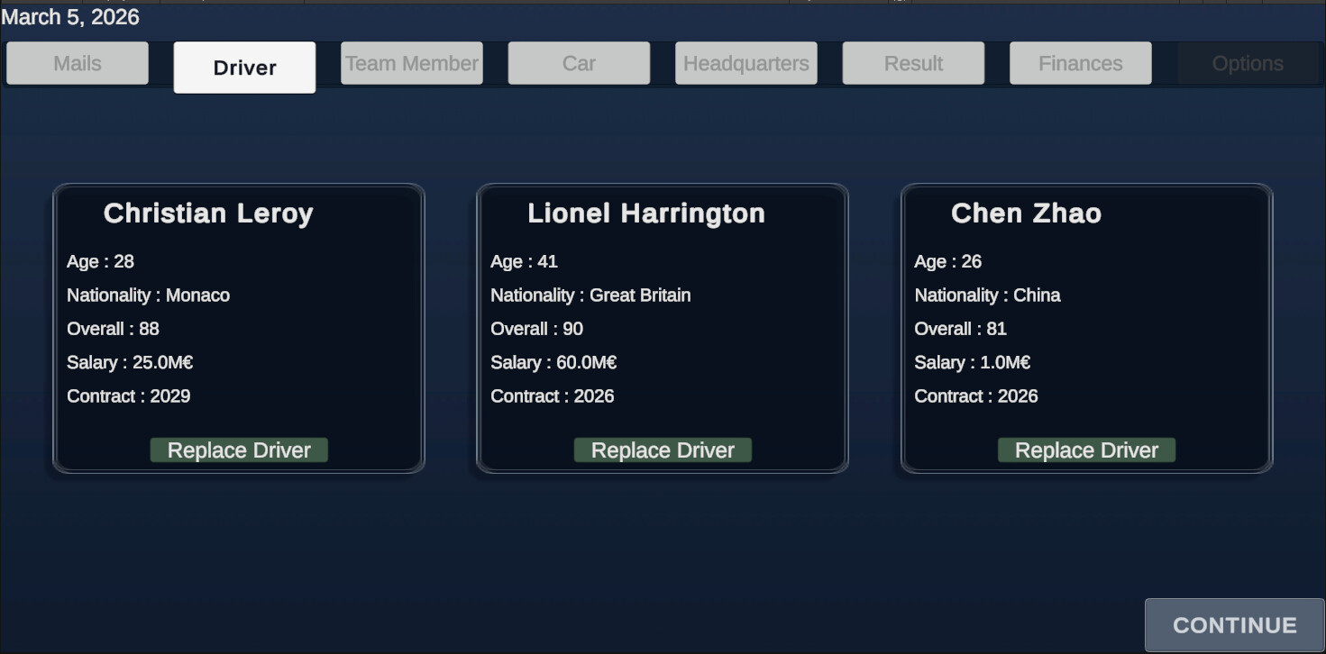 Racing Manager screenshot 3