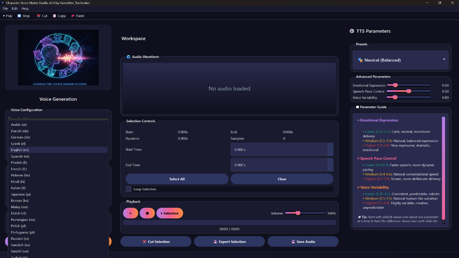 Character Voice Maker Studio screenshot 2