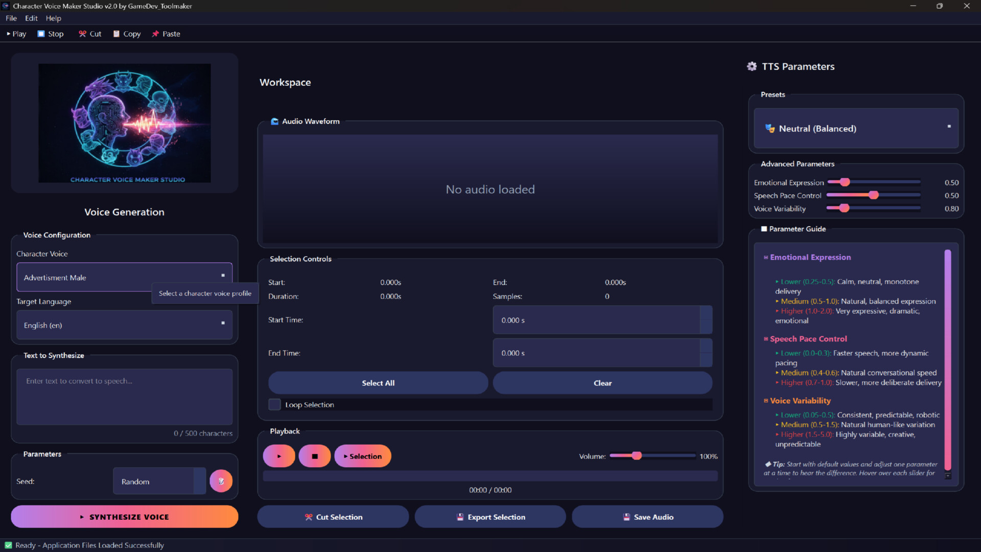 Character Voice Maker Studio screenshot 3
