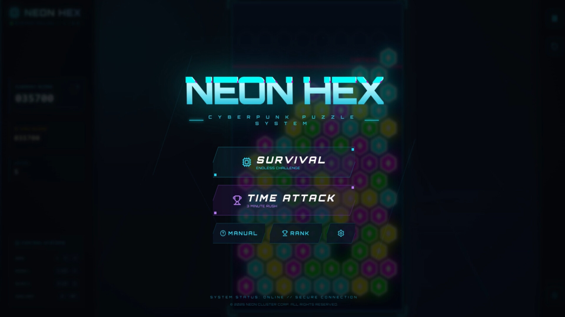 NEON HEX screenshot 1
