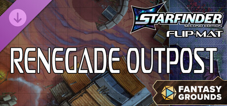 Fantasy Grounds - Starfinder 2 RPG - Flip-Mat: Renegade Outpost