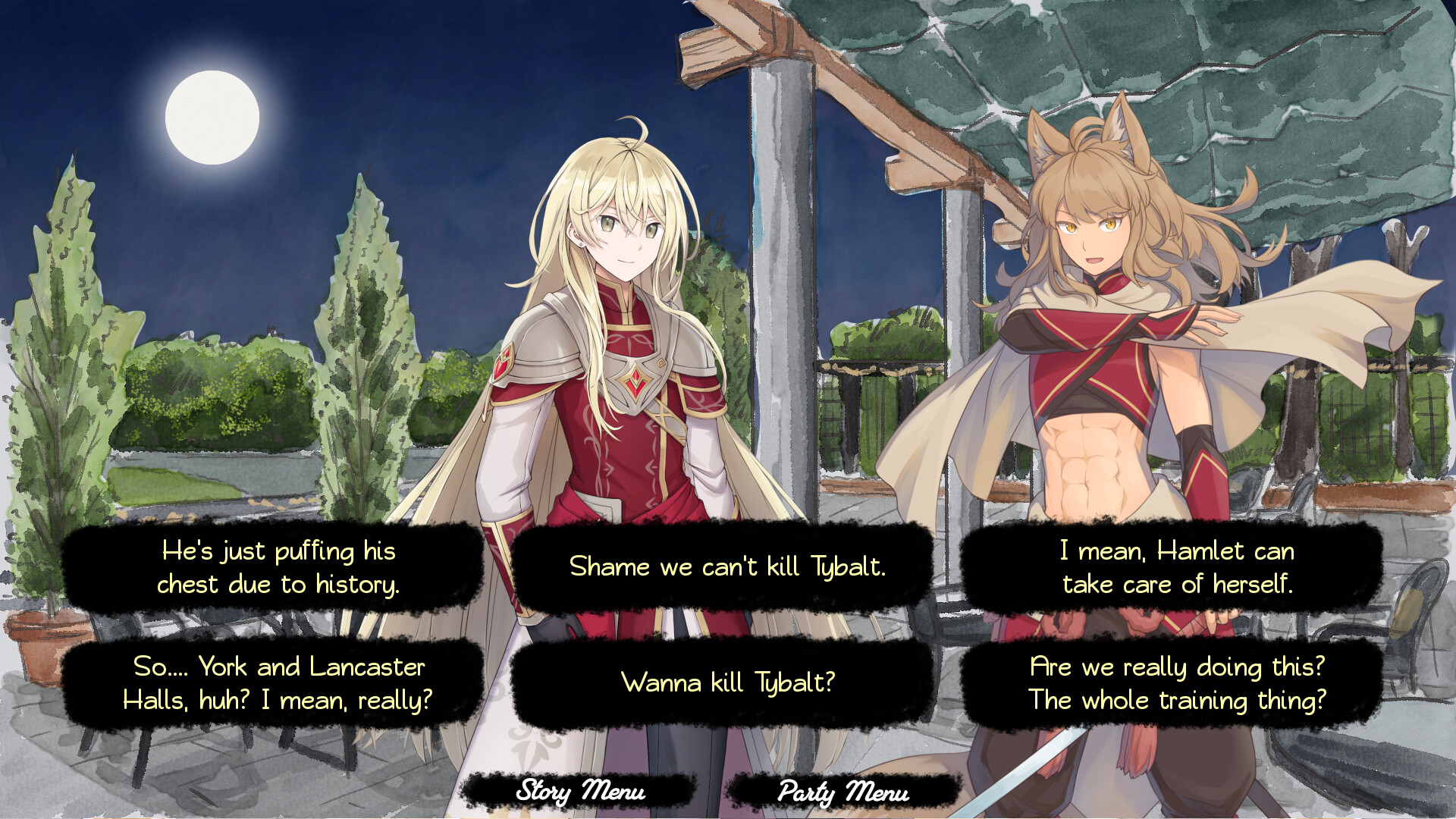 Paper Shakespeare 3: Girl Werewolf Hamlet Absolutely Solves the War of the Roses screenshot 2