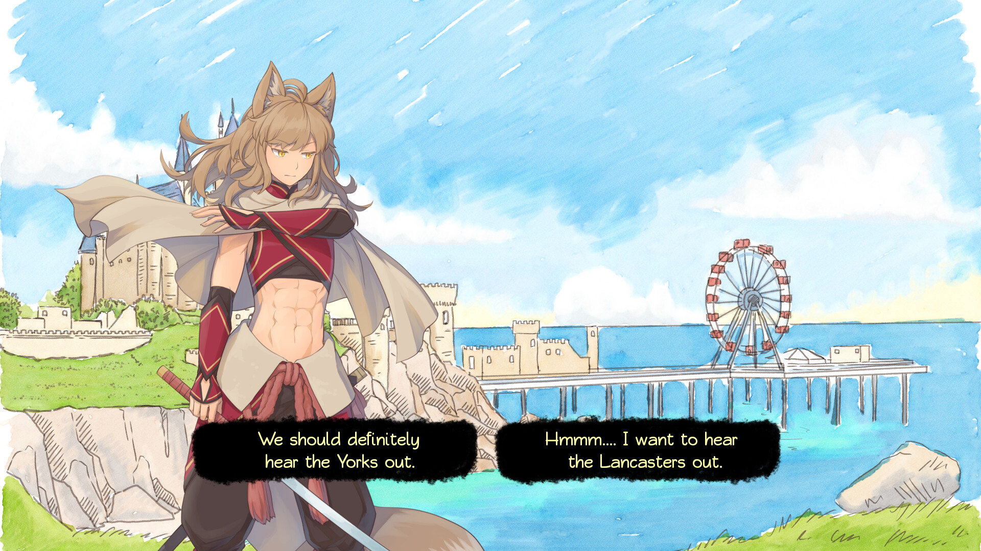 Paper Shakespeare 3: Girl Werewolf Hamlet Absolutely Solves the War of the Roses screenshot 5