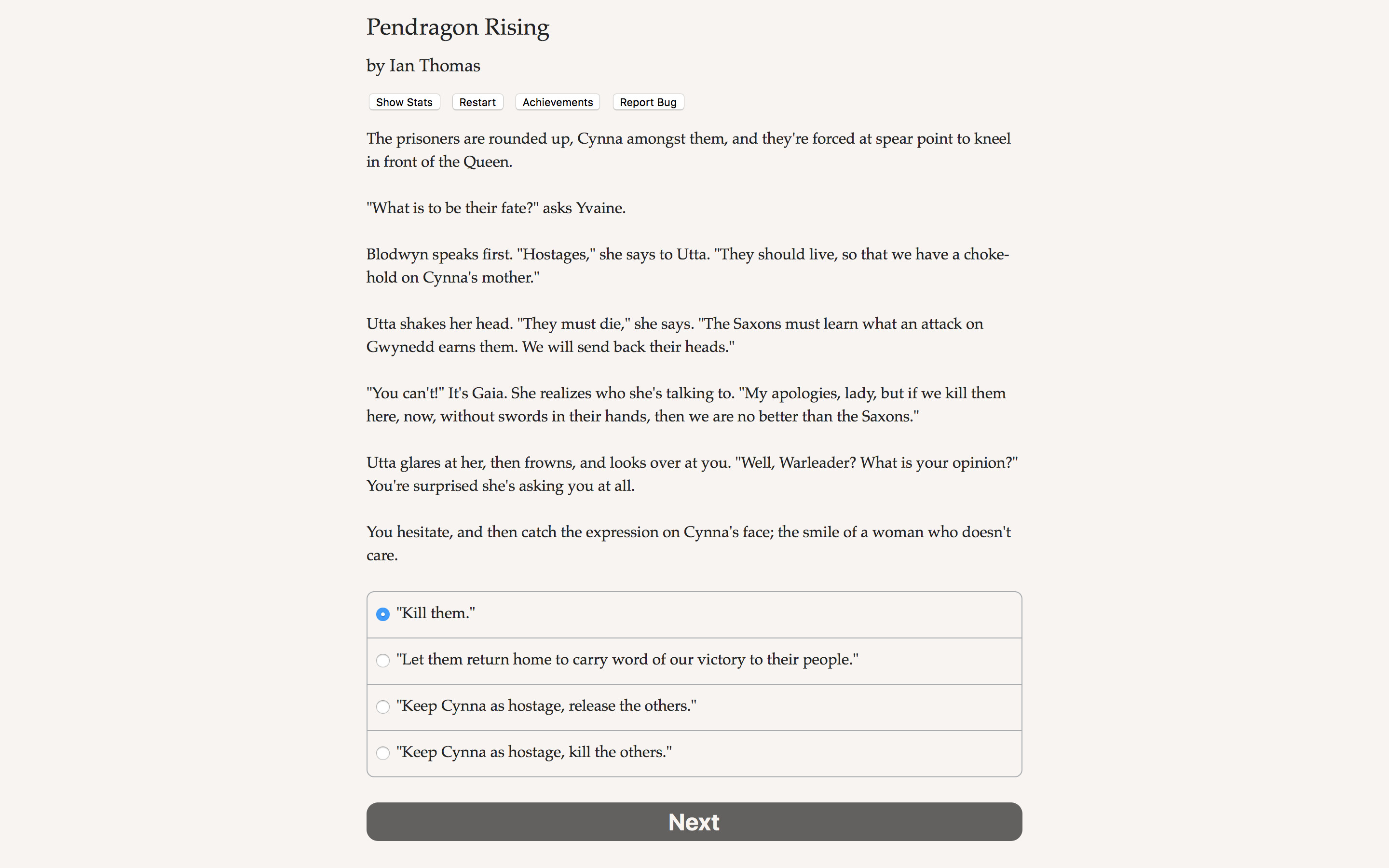 Pendragon Rising screenshot 2