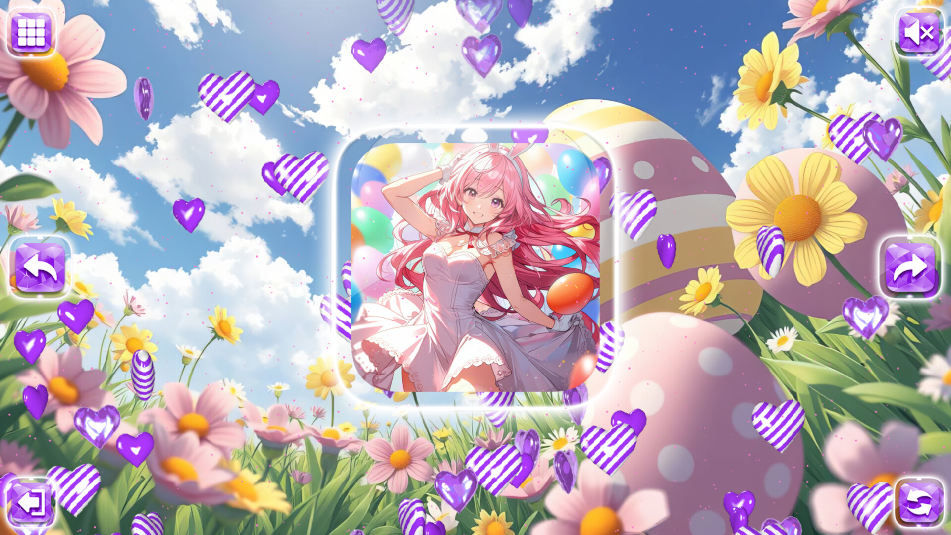 Lovely Anime Puzzle: Easter screenshot 6