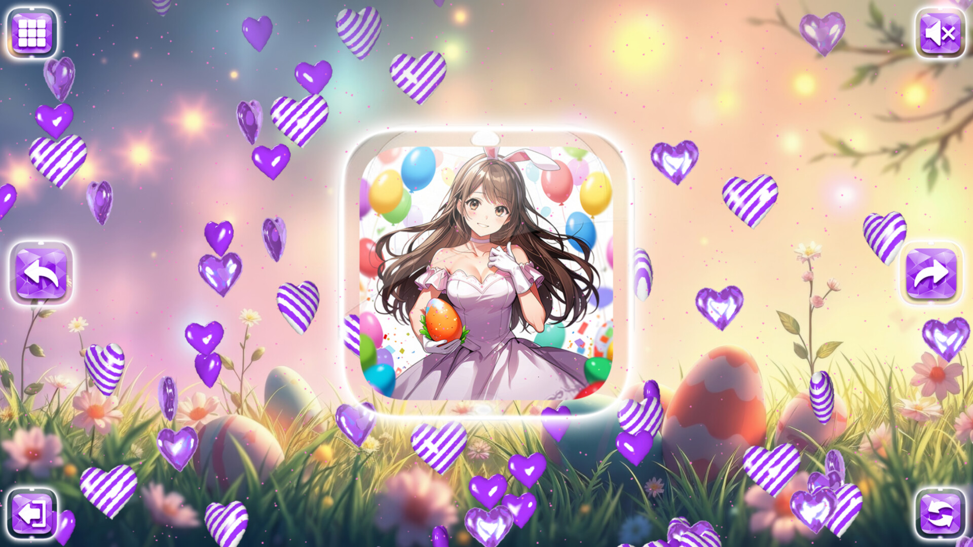 Lovely Anime Puzzle: Easter screenshot 8