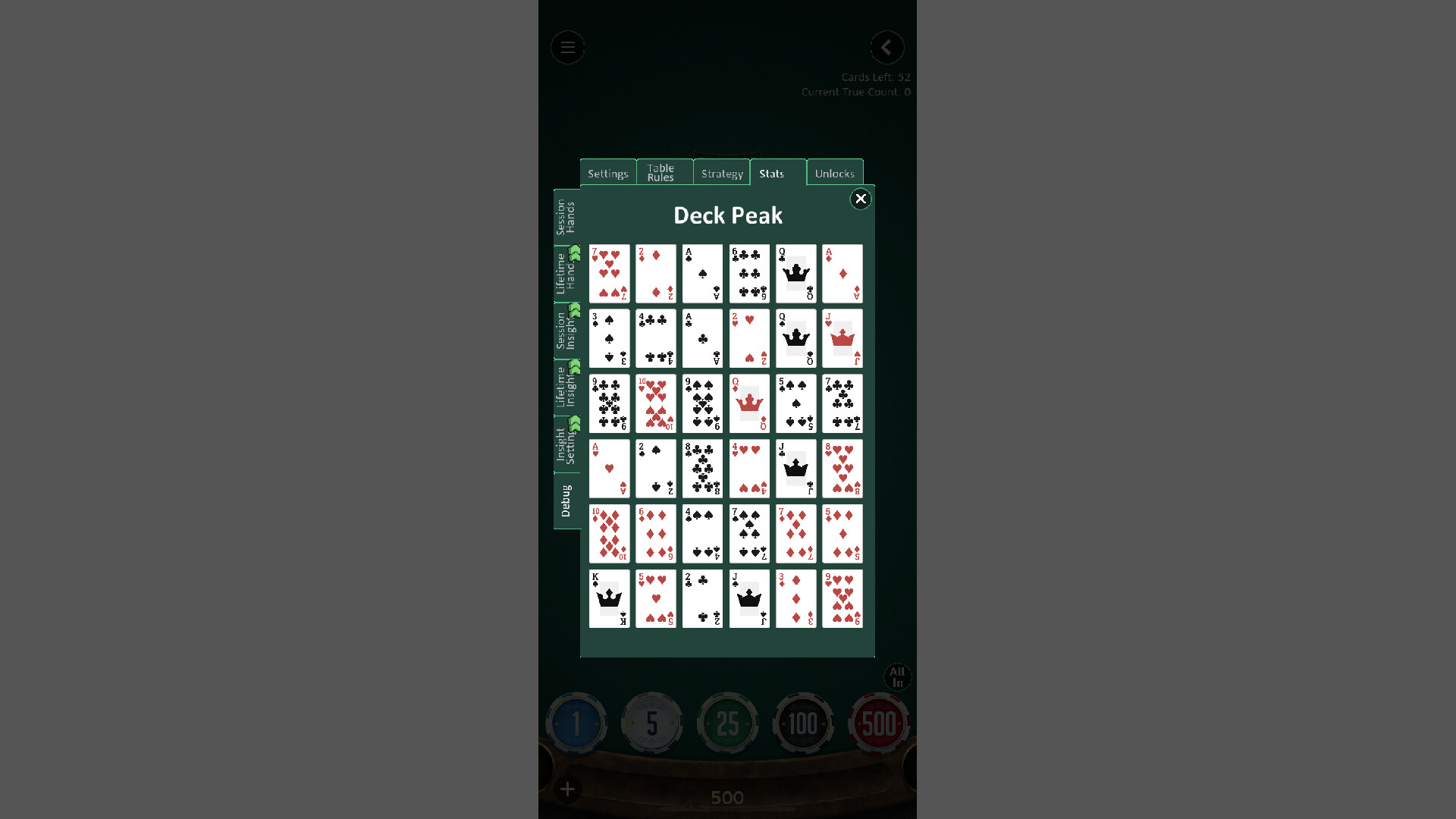 Steve's Blackjack Trainer Pro screenshot 6