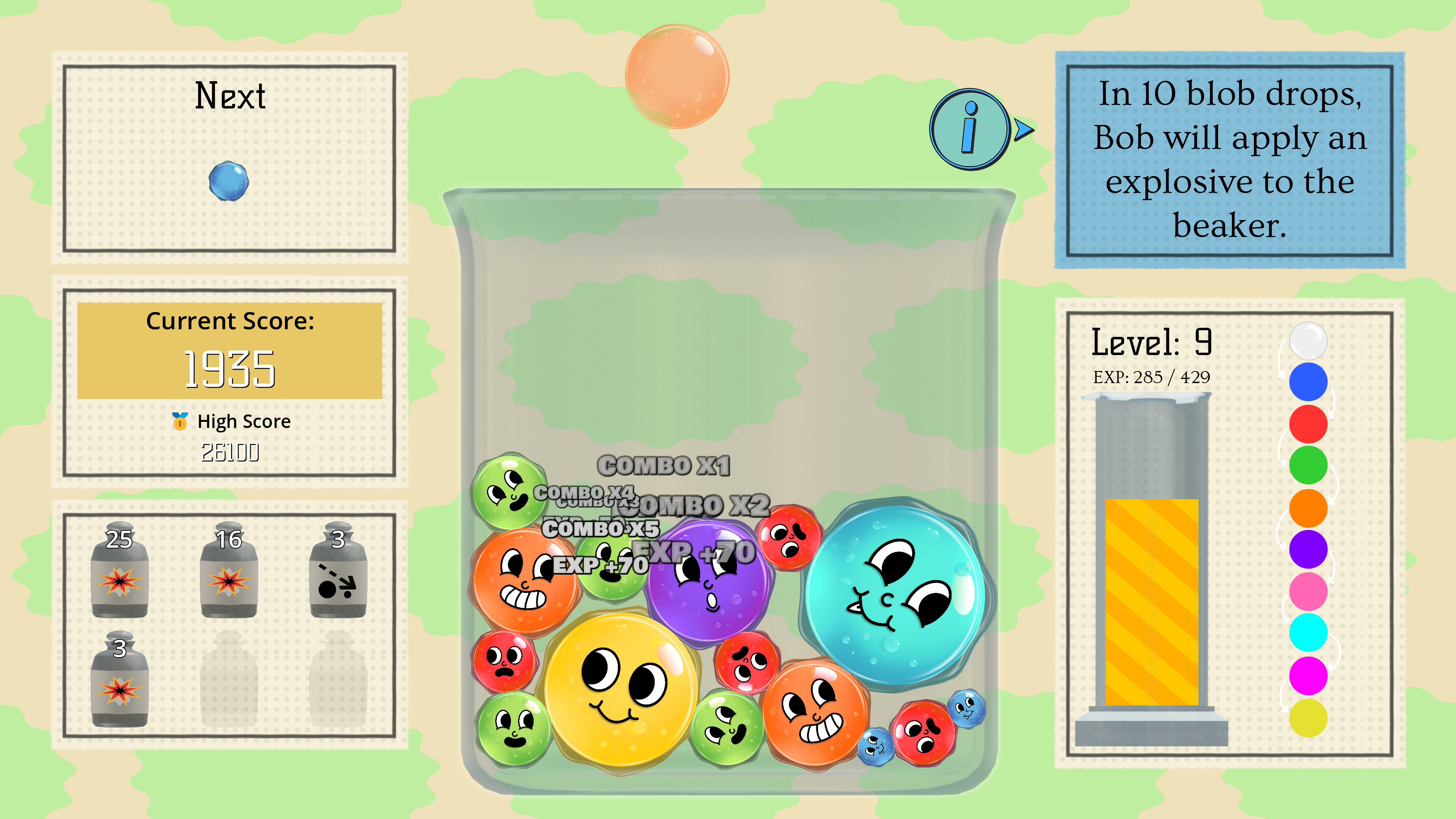 Bob's Beaker Blobs screenshot 3