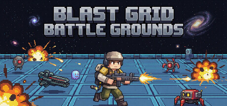 Blast Grid Battle Grounds — Steam header