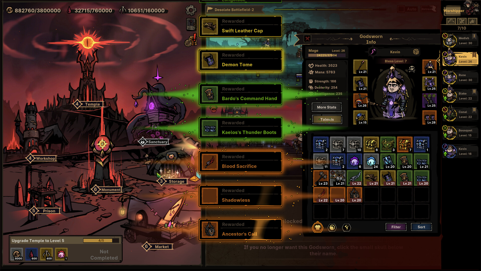 Path of Idle: Old Gods Rising gameplay screenshot 1