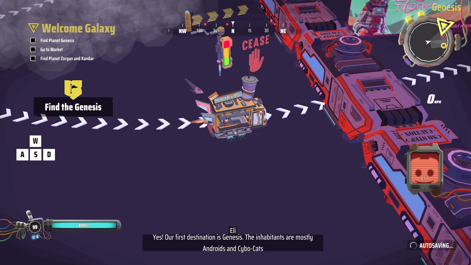 Spacey Space Burger screenshot 1