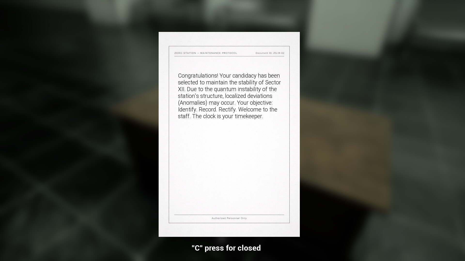 Zero Station: Interval screenshot 14