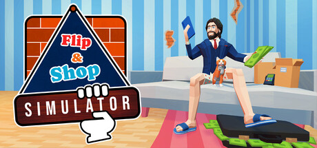 Flip & Shop Simulator — Steam header