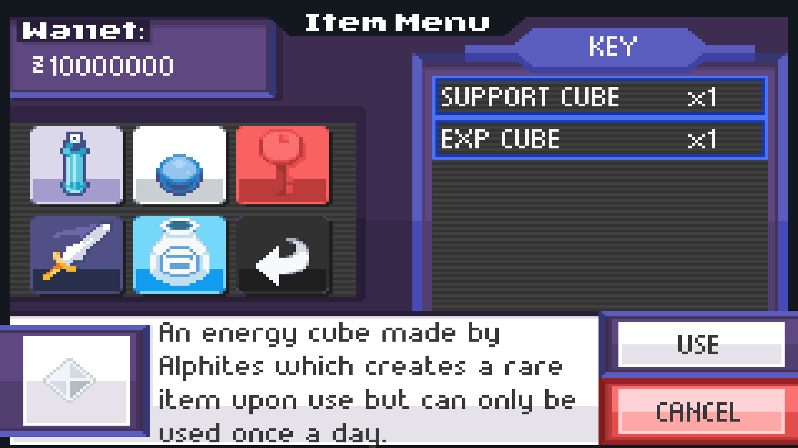 EvoCreo - Support Items screenshot 1
