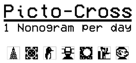 Picto-Cross: 1 nonogram per day