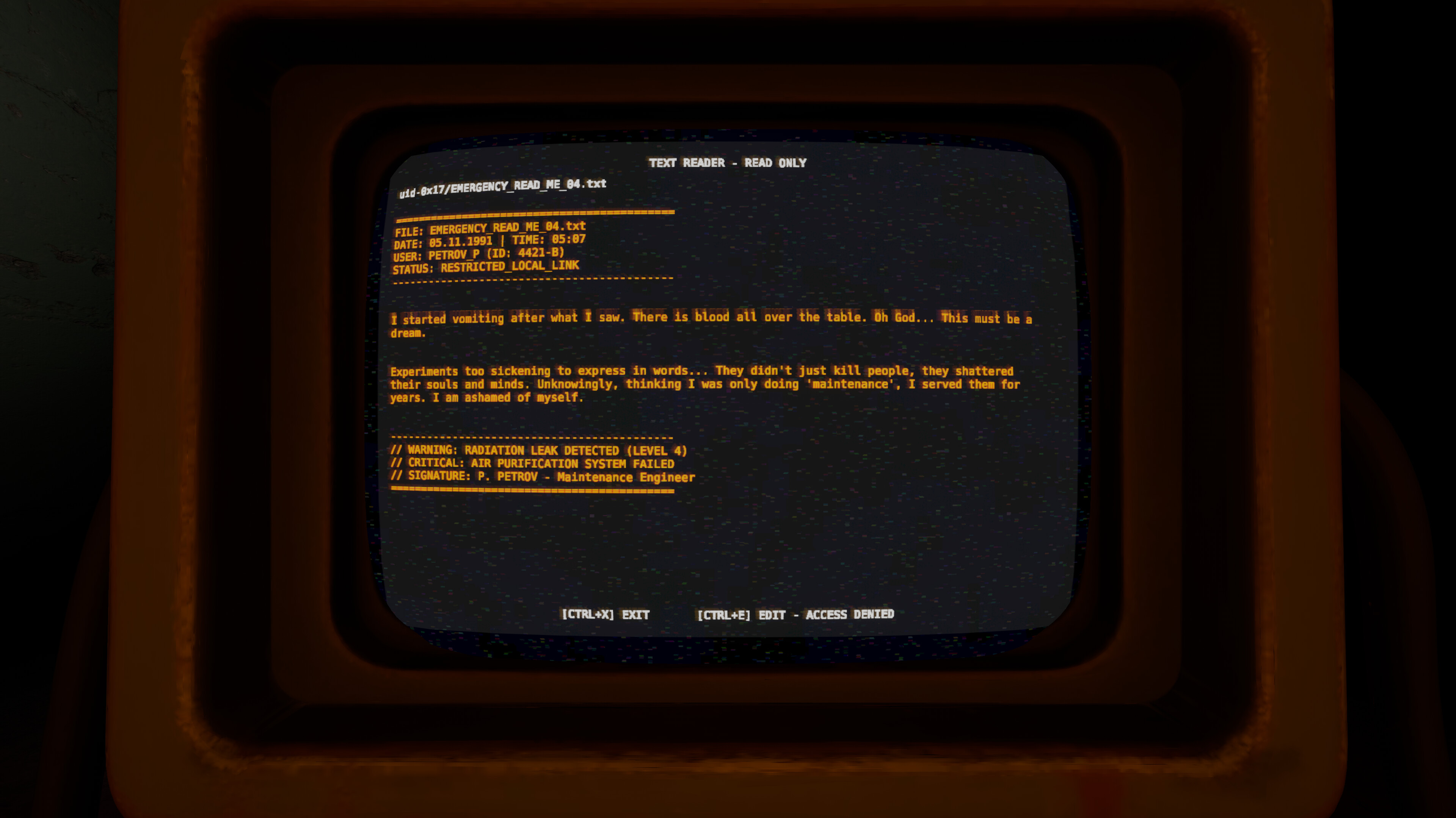 Protocol 86: Chernobyl screenshot 6