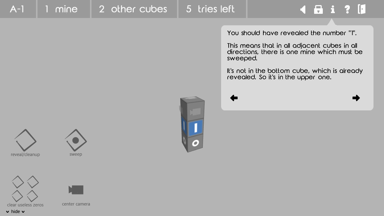 Asteroids Minesweeper screenshot 1
