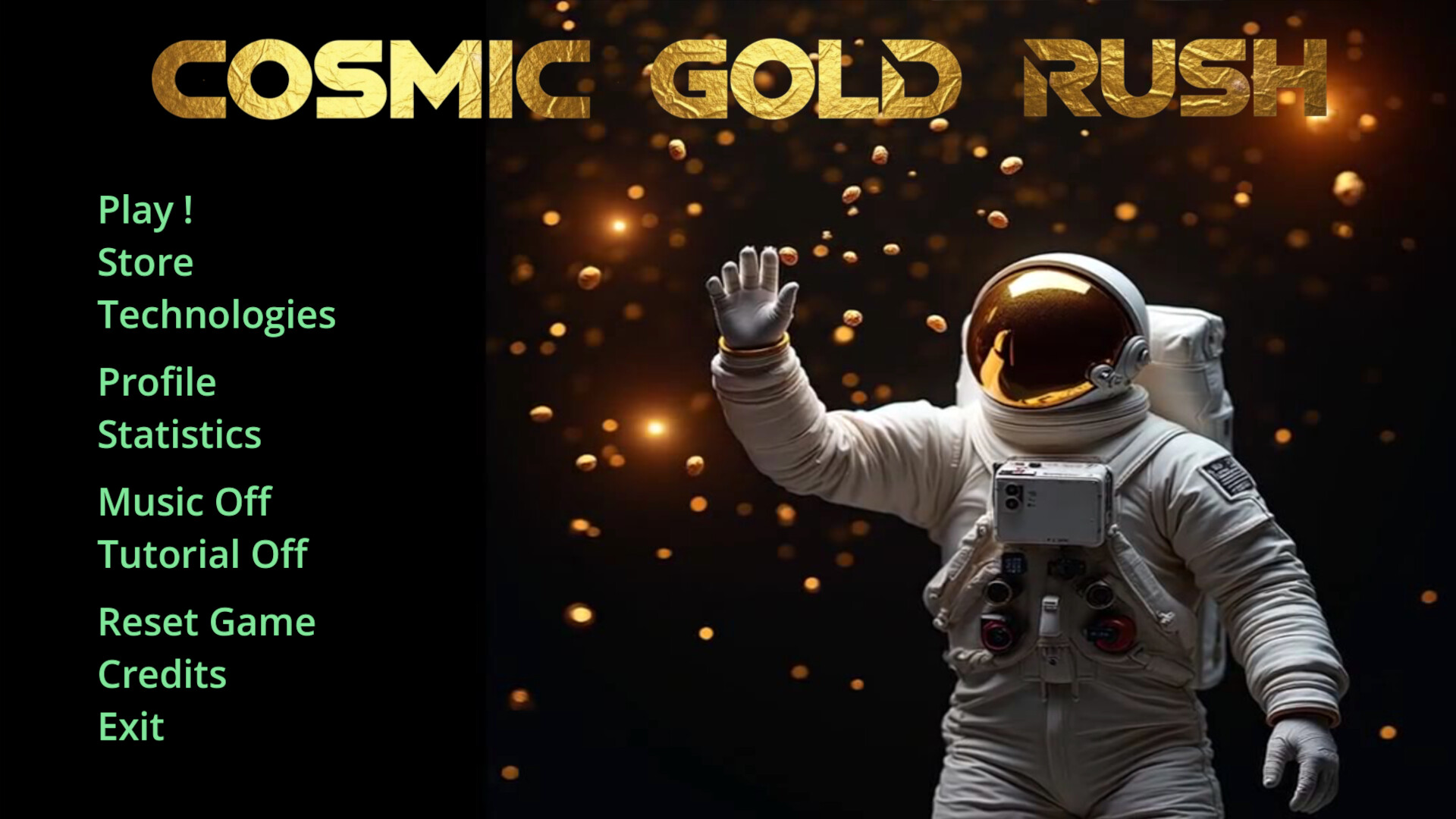 Cosmic Gold Rush screenshot 1