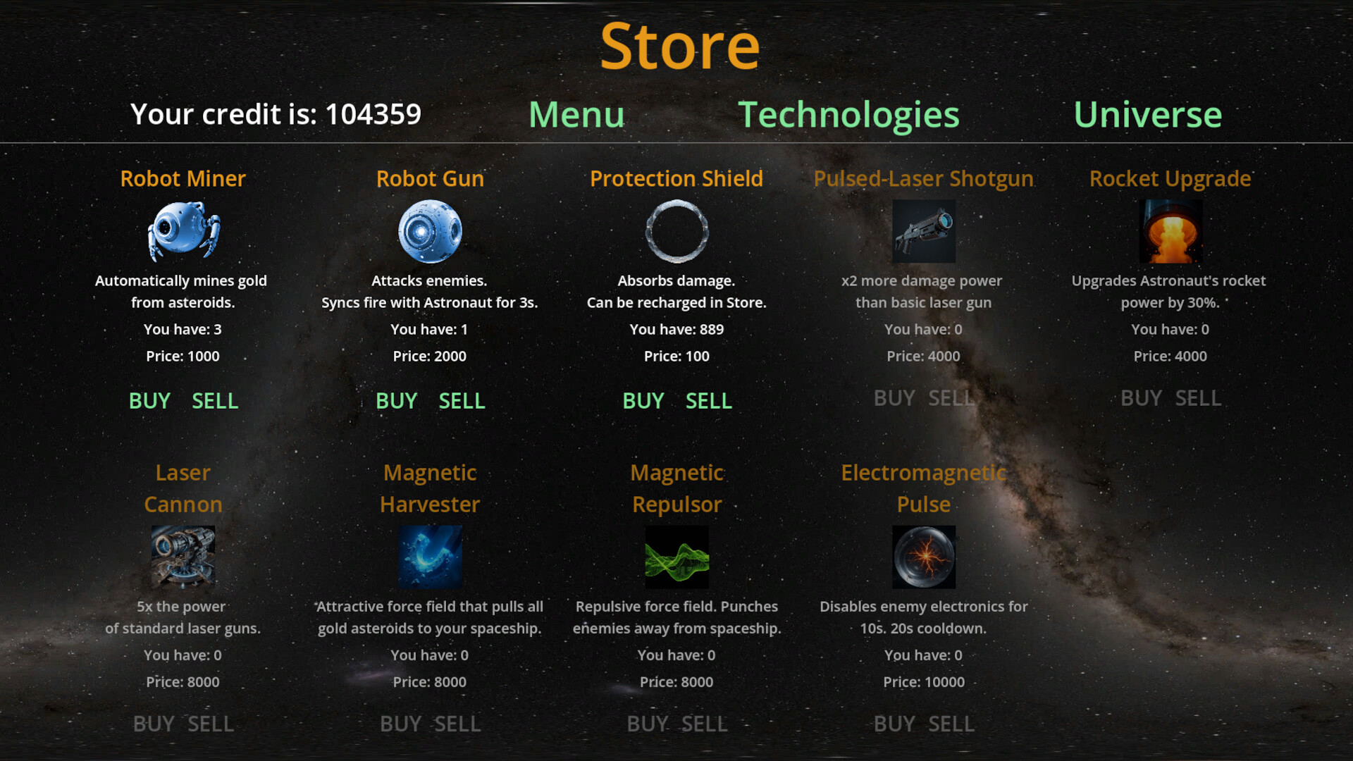 Cosmic Gold Rush screenshot 8