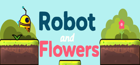 Robot and Flowers — Steam header