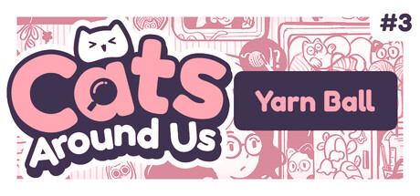 Cats Around Us: Yarn Ball banner