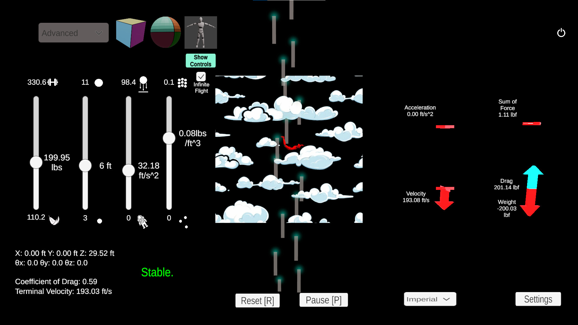 Wind Tunnel Flight Lab screenshot 4