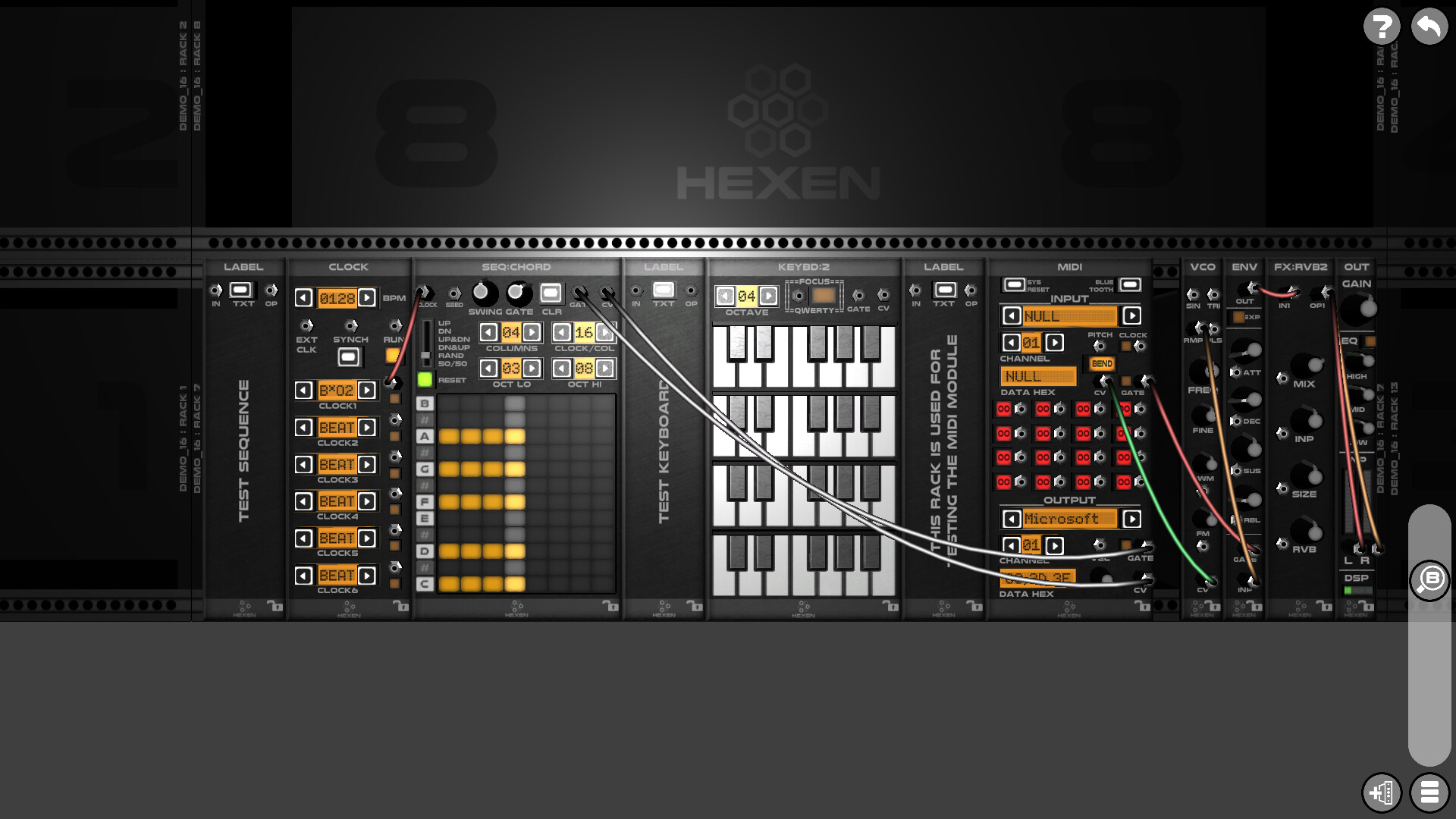 Hexen - Modular Synthesizer screenshot 5