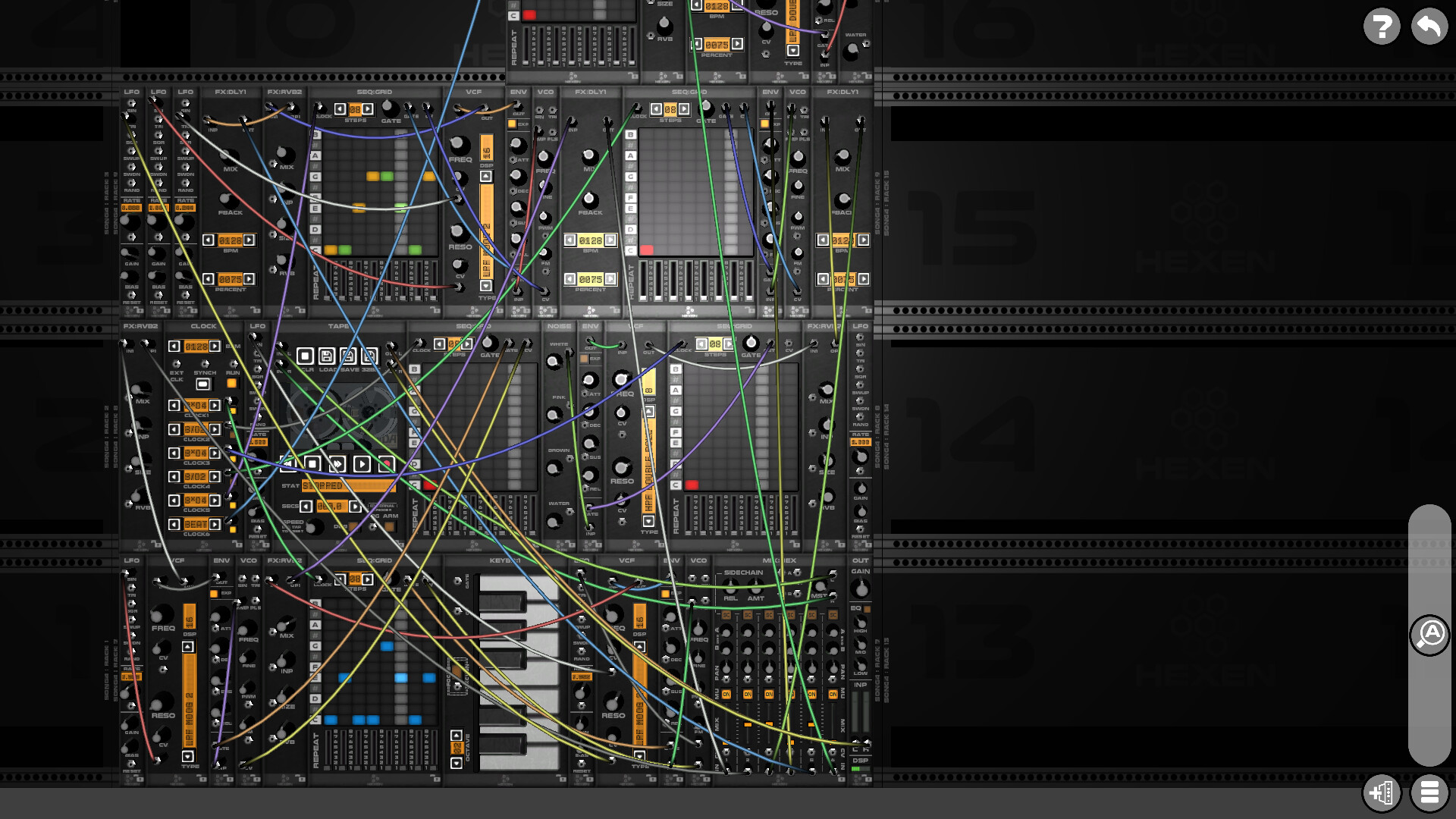 Hexen - Modular Synthesizer screenshot 3