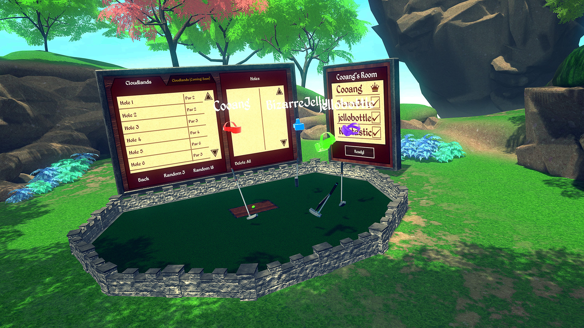 Cloudlands : VR Minigolf screenshot 3