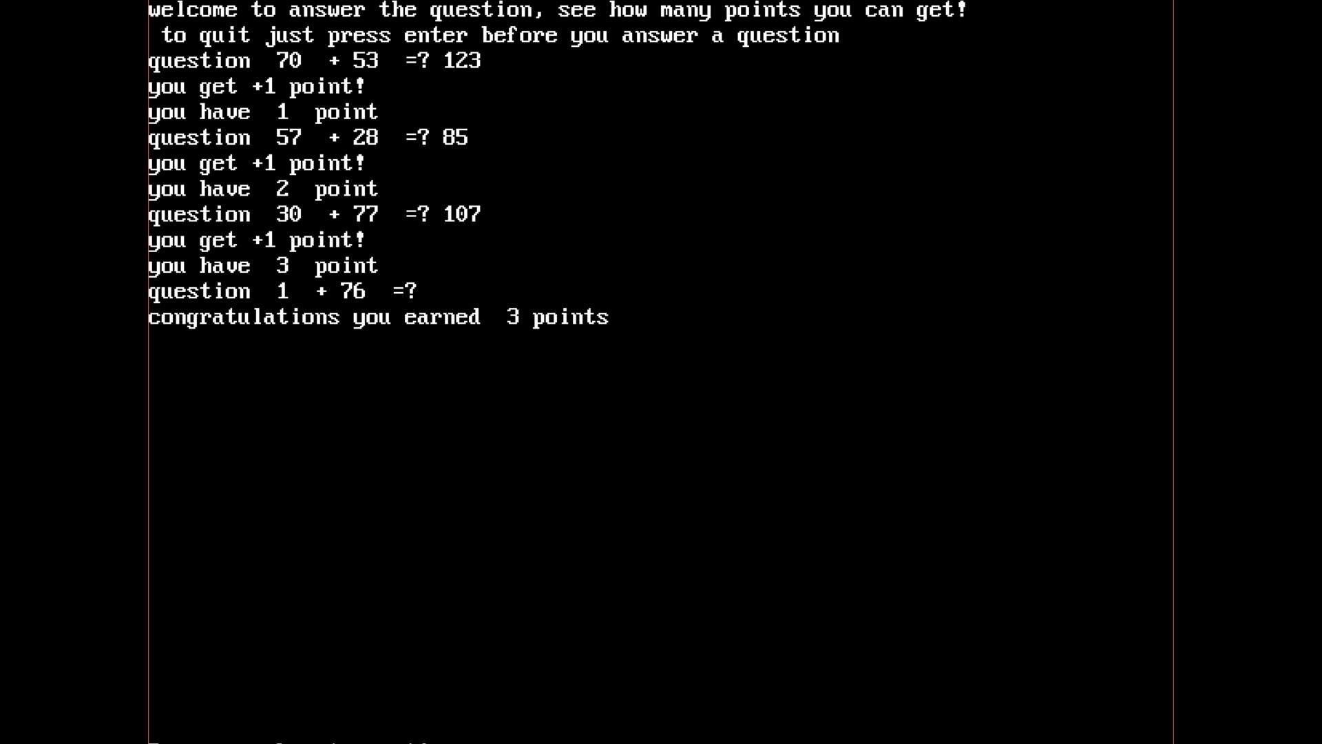 Answer The Question screenshot 1
