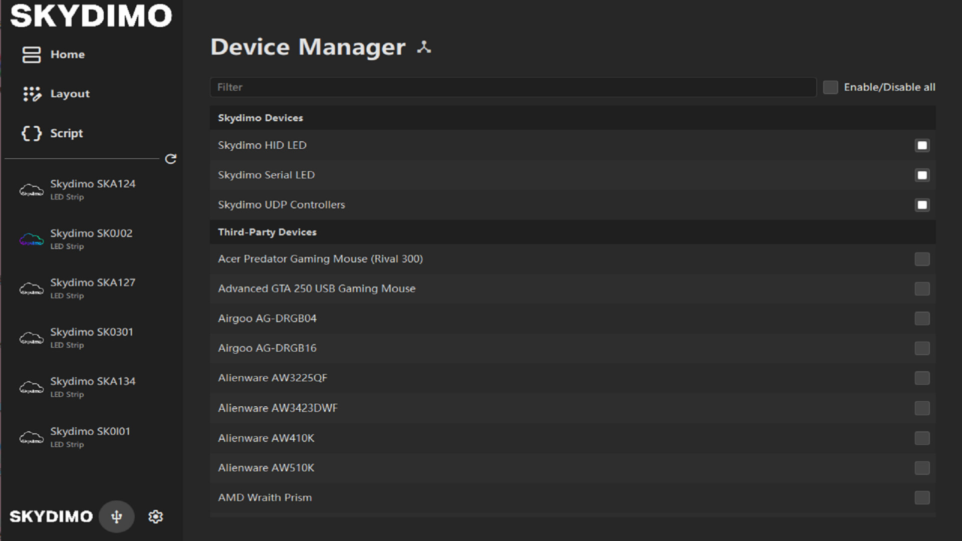 Skydimo screenshot 2