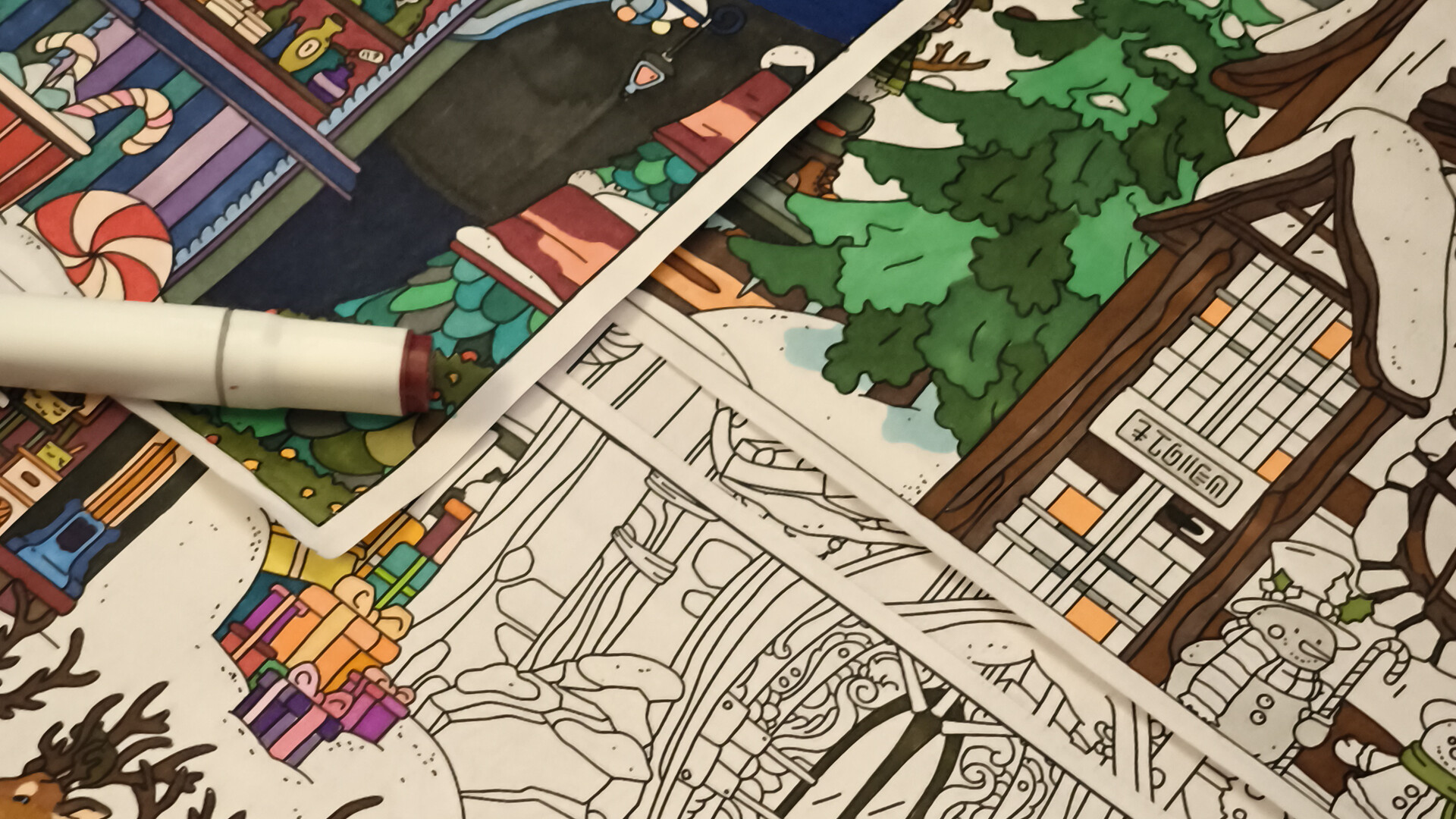 FIND KITTENS 8: Happy New Year - Coloring Book screenshot 5
