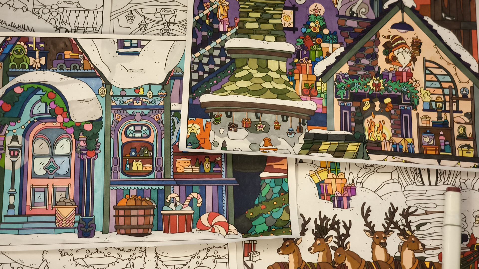 FIND KITTENS 8: Happy New Year - Coloring Book screenshot 6