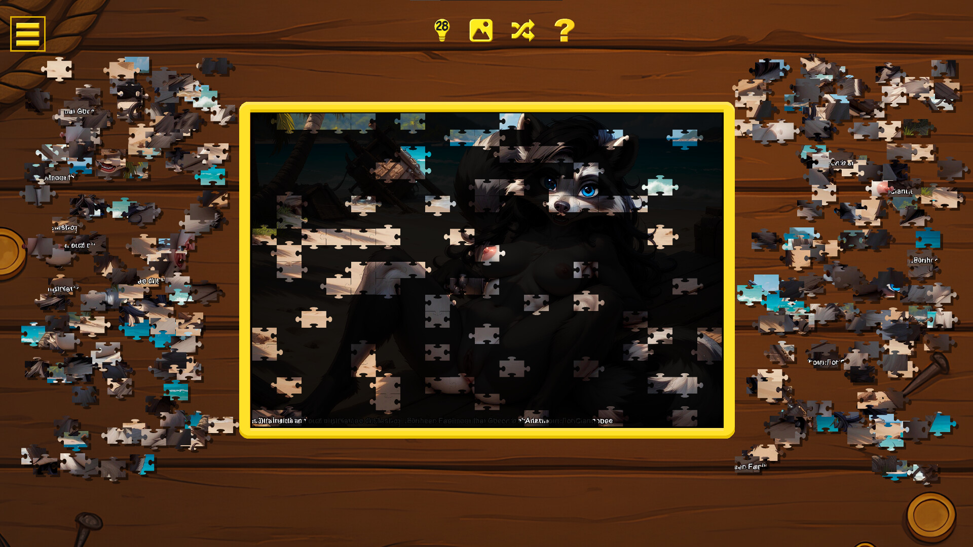Furry Pirate Jigsaw screenshot 3