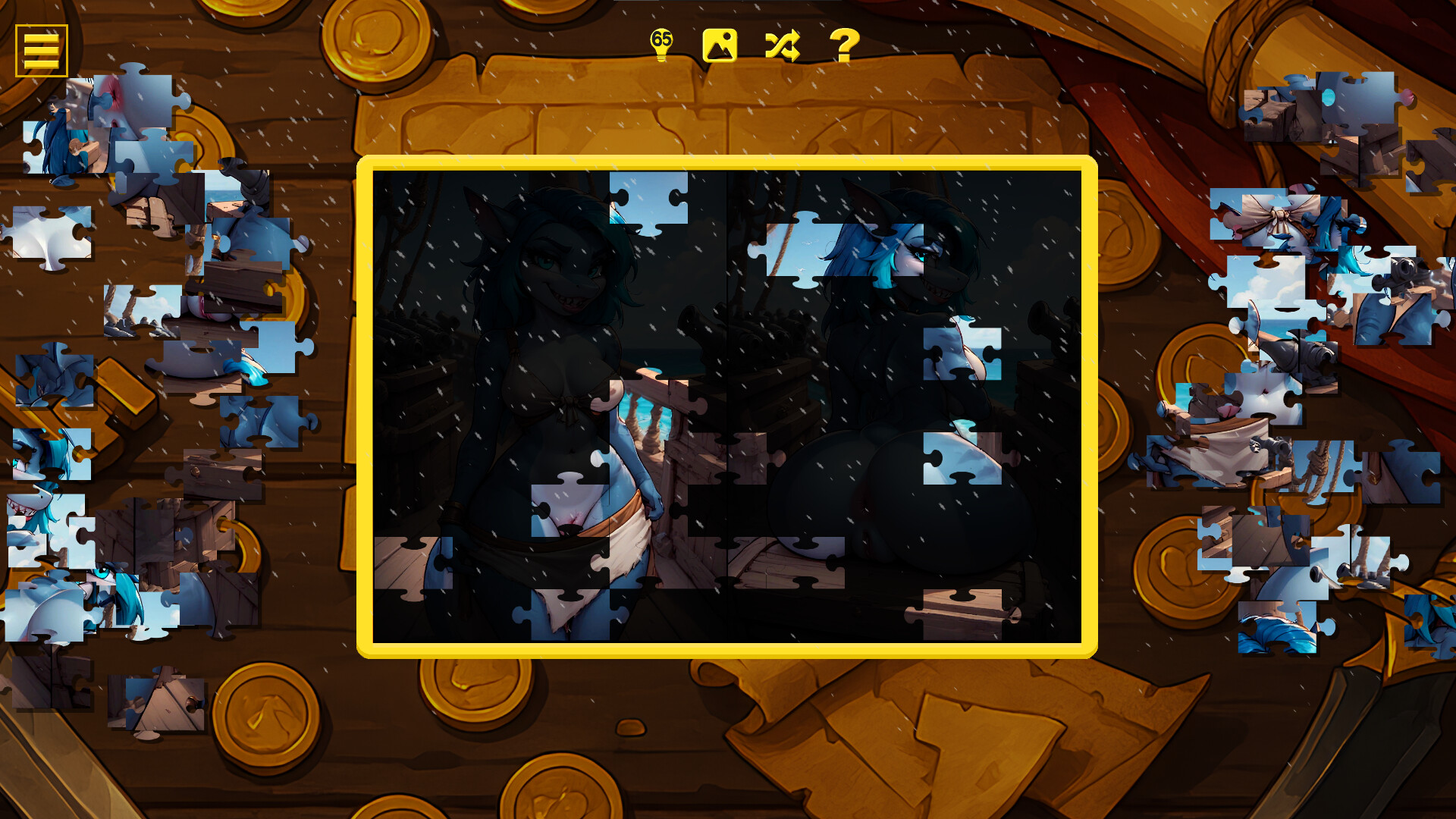 Furry Pirate Jigsaw screenshot 7