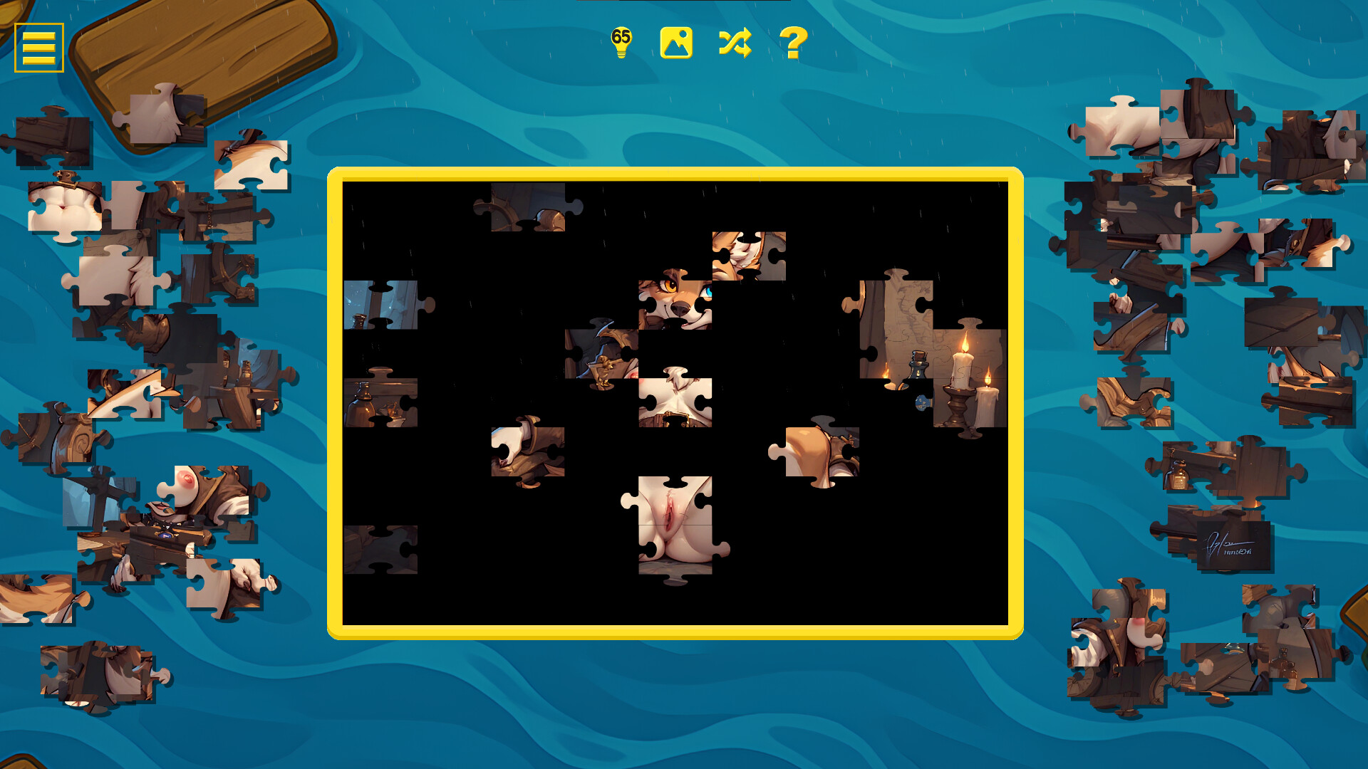 Furry Pirate Jigsaw screenshot 4
