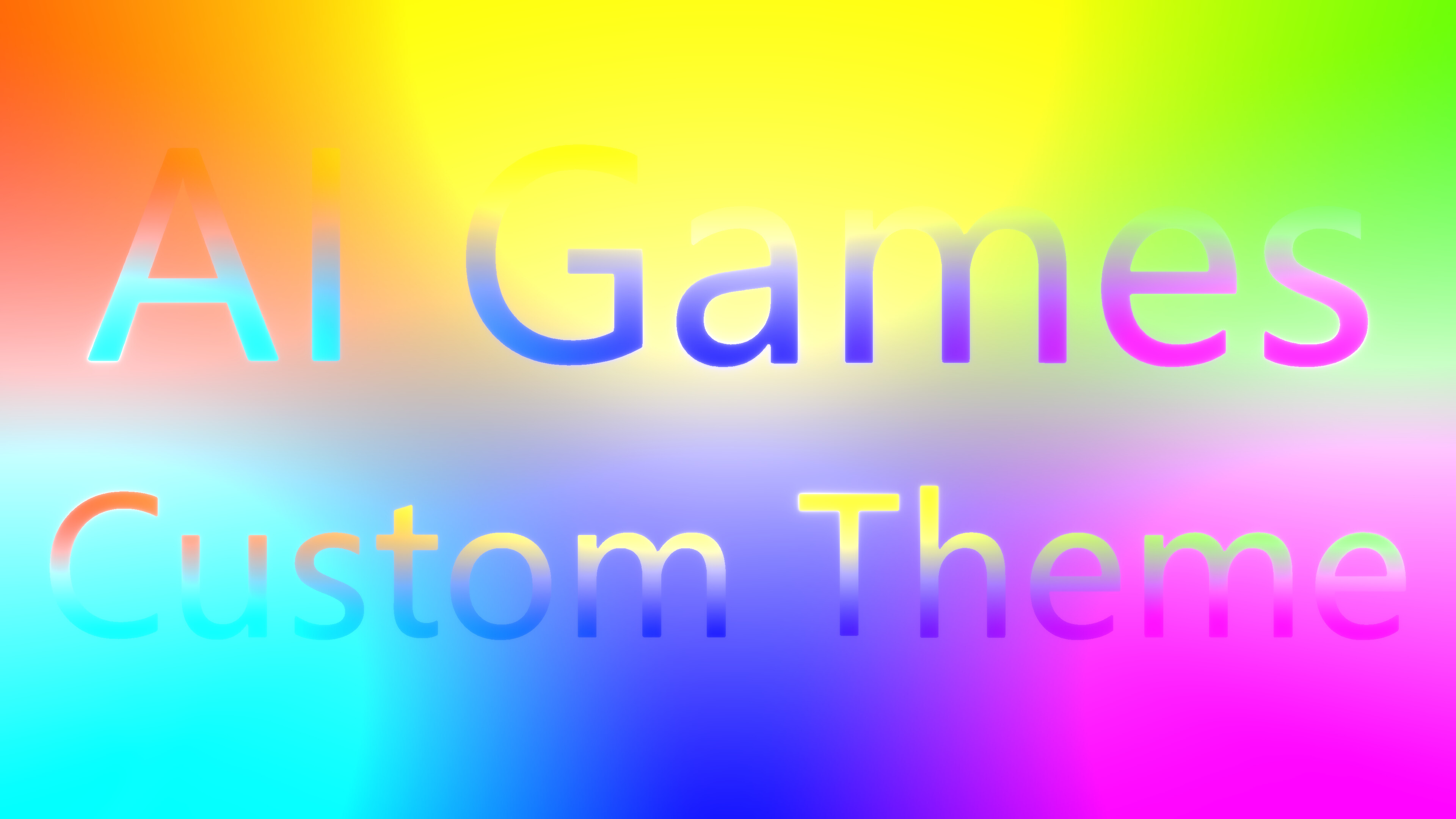 AI Games - Custom Theme screenshot 1