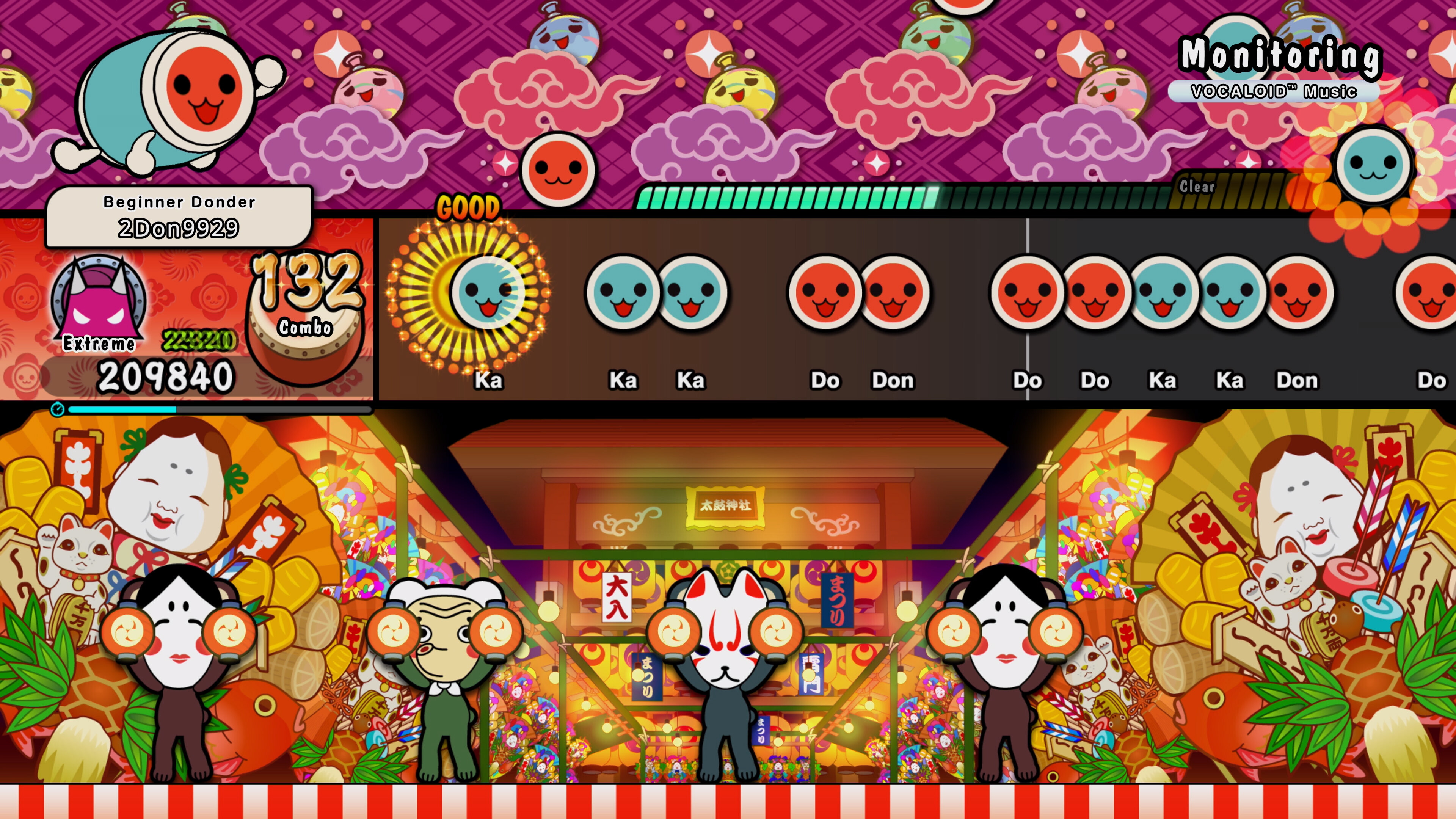 Taiko no Tatsujin: Rhythm Festival - HATSUNE MIKU Pack Vol. 6 screenshot 1