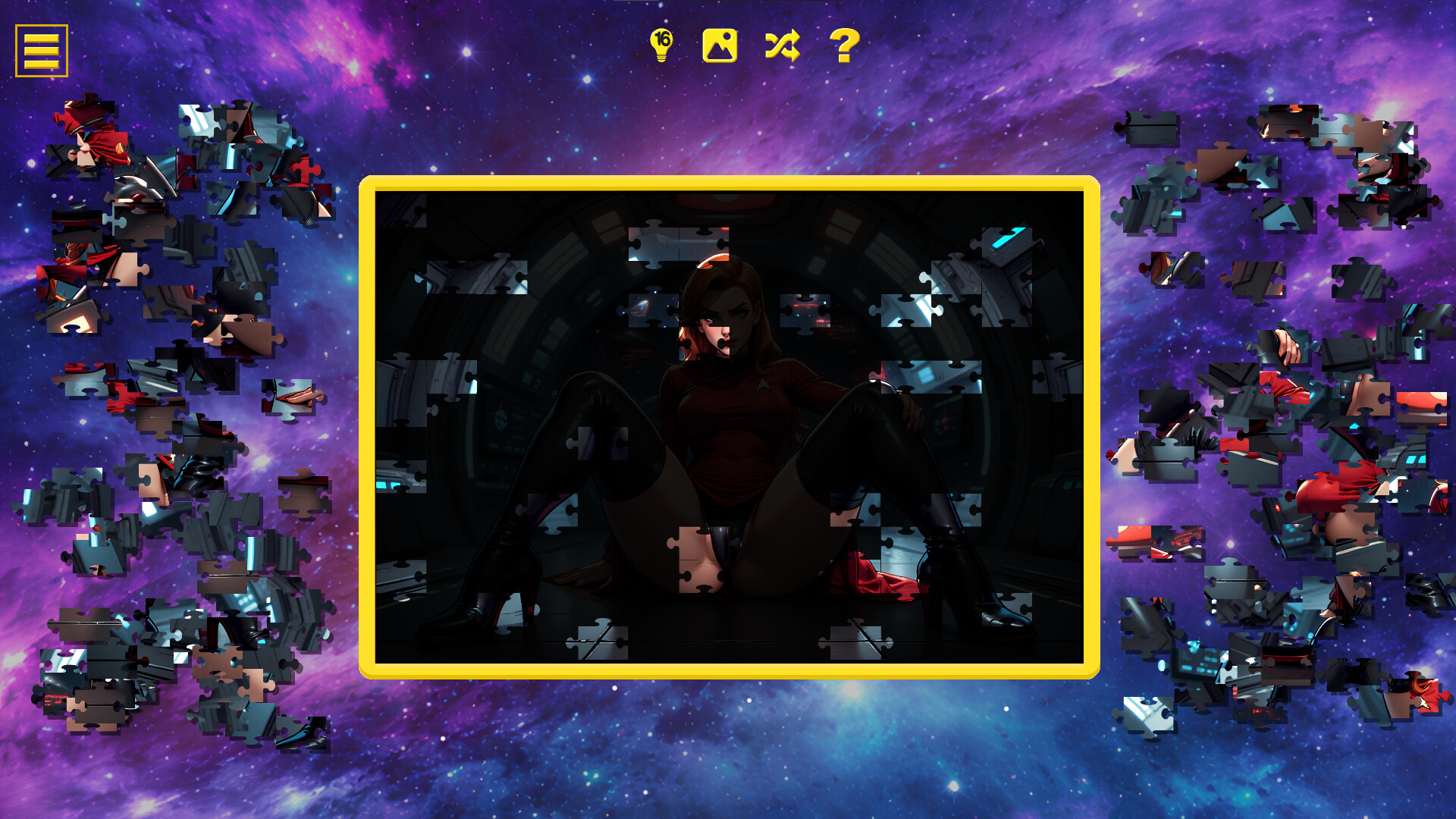 Star Voyagers – Hentai Jigsaw screenshot 2