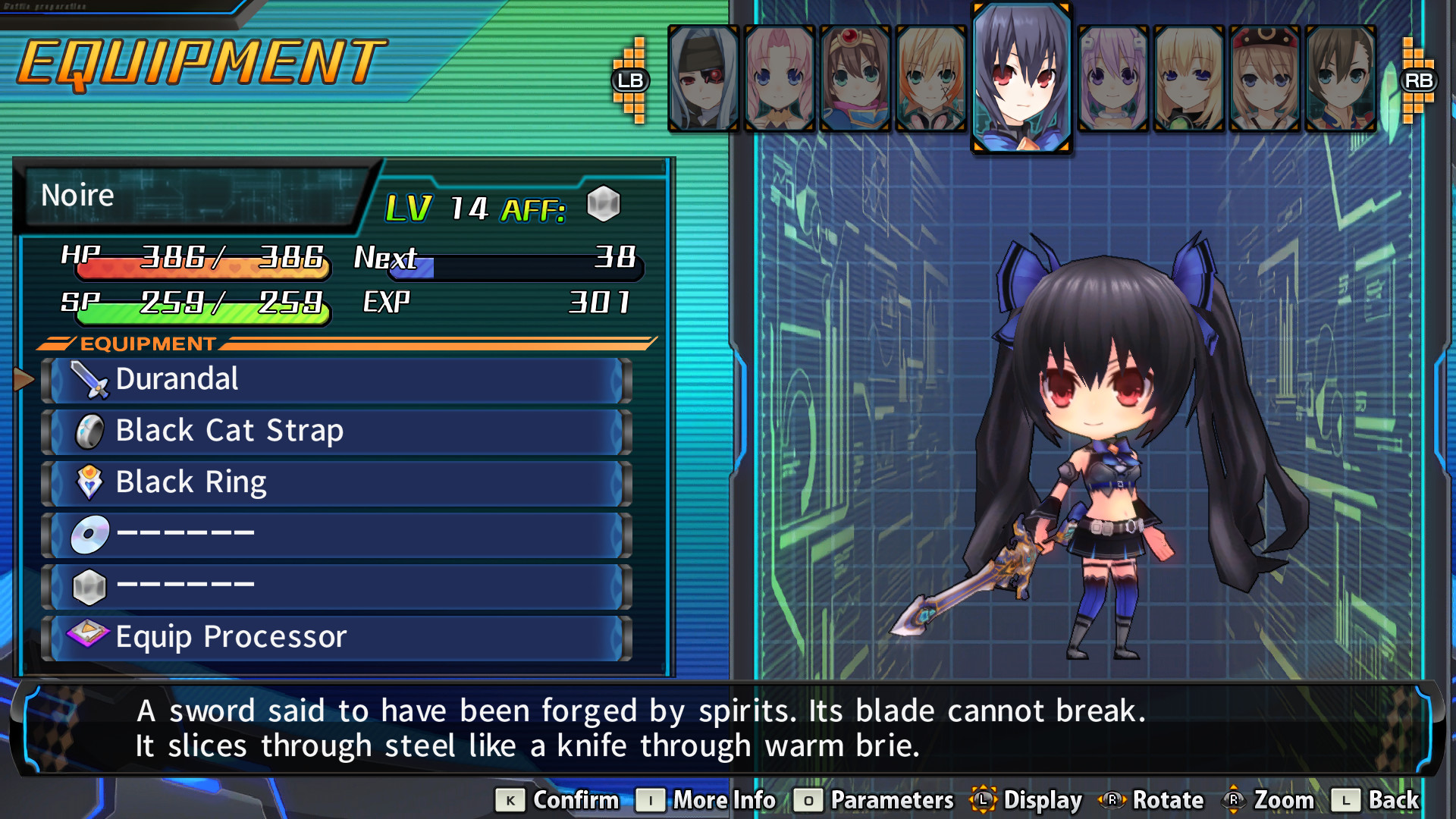 Hyperdevotion Noire Ultimate Noire Set screenshot 1