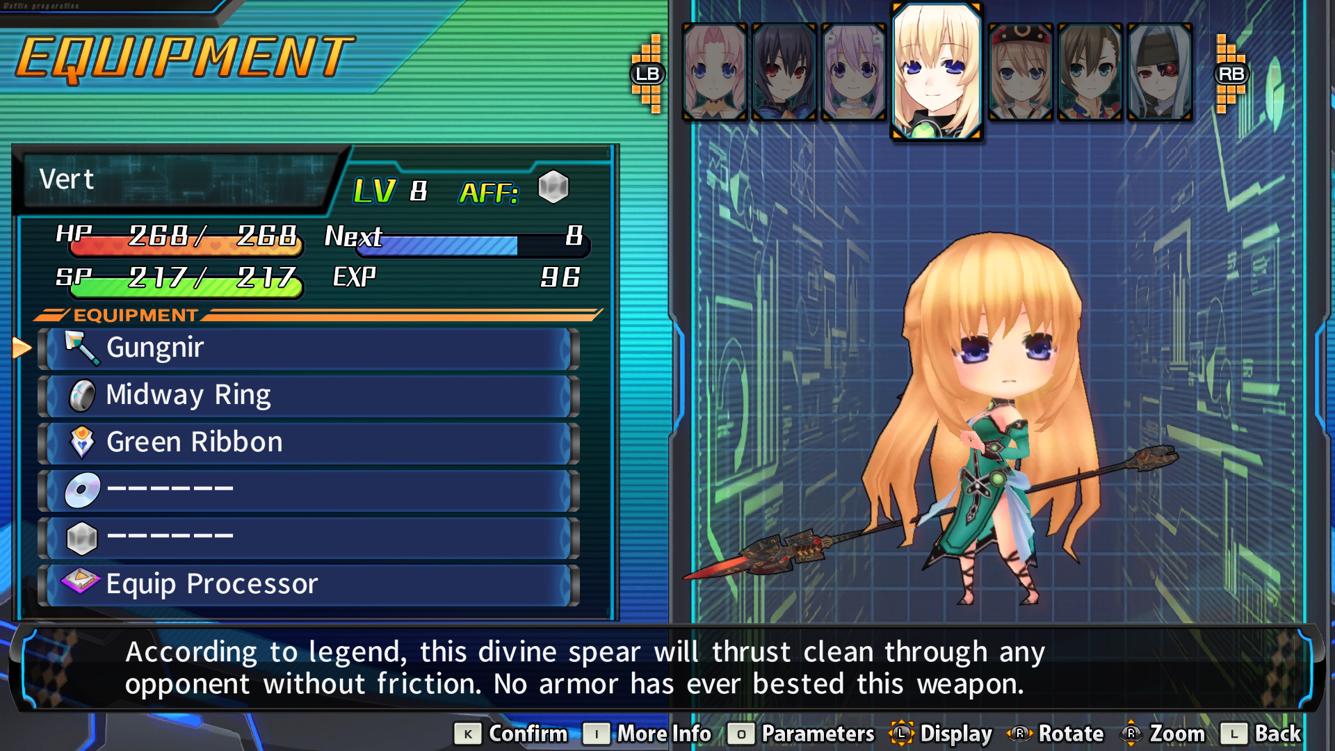 Hyperdevotion Noire Ultimate Vert Set screenshot 1