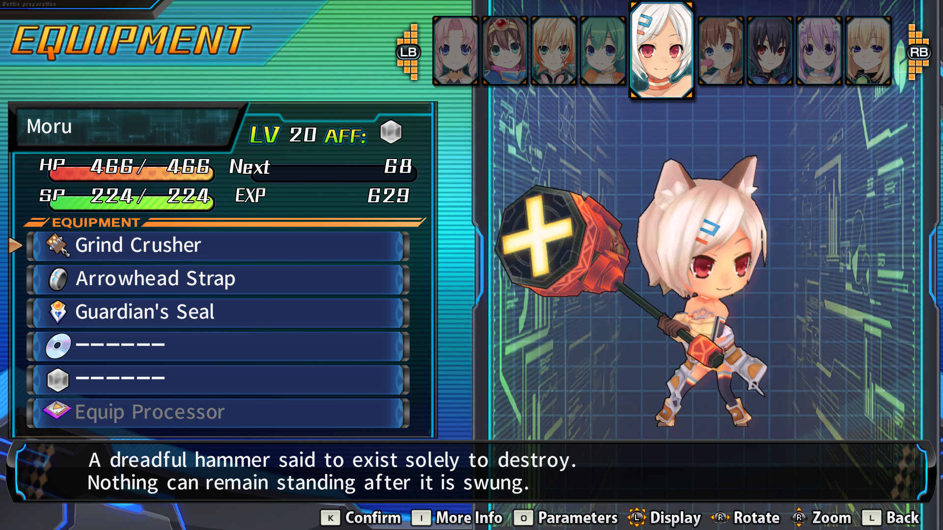 Hyperdevotion Noire Ultimate Moru Set screenshot 1