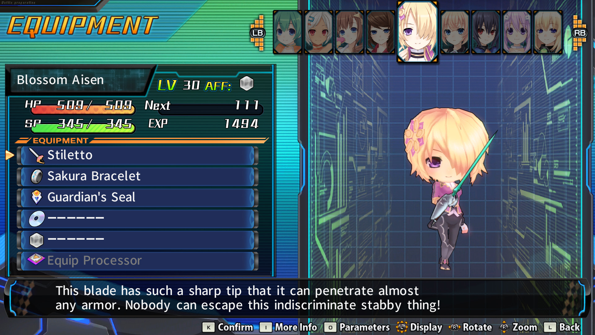Hyperdevotion Noire Ultimate Blossom Aizen Set screenshot 1