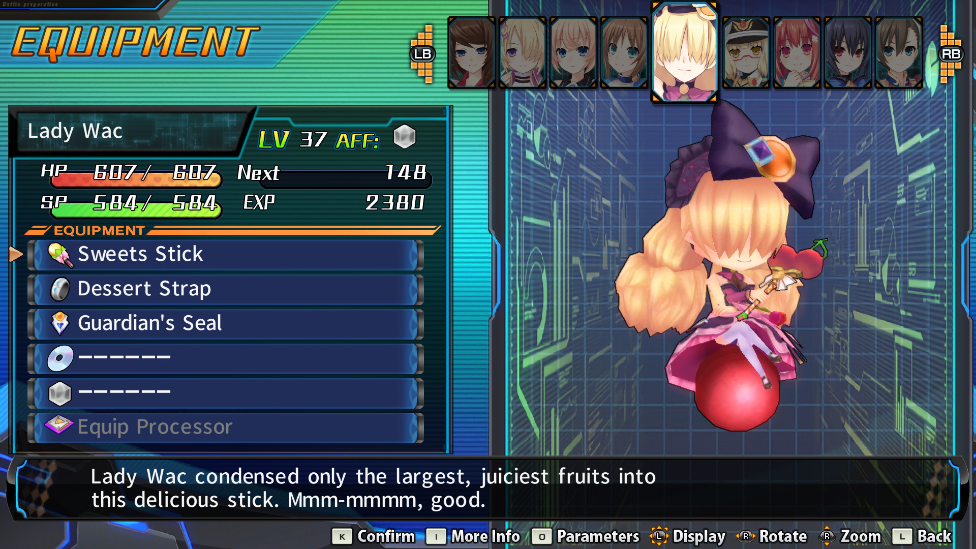 Hyperdevotion Noire Ultimate Lady Wac Set screenshot 1