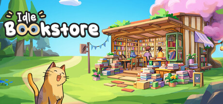 Idle Bookstore — Steam header