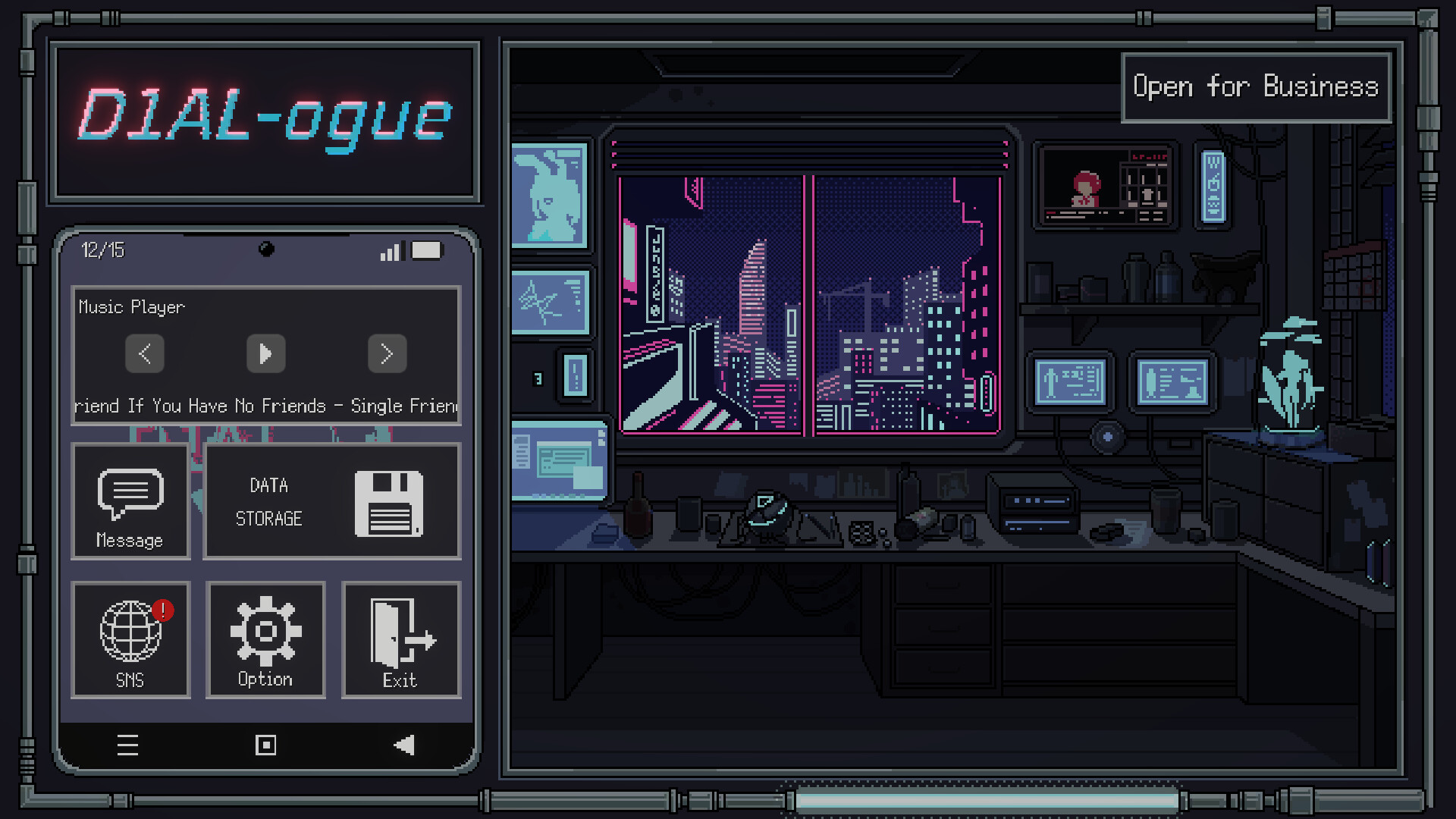 Steam 免費遊戲推薦:D1AL-ogue 有故事的賽博龐克解謎遊戲,評價壓倒性好評