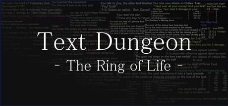 Text Dungeon: The Ring of Life — Steam header